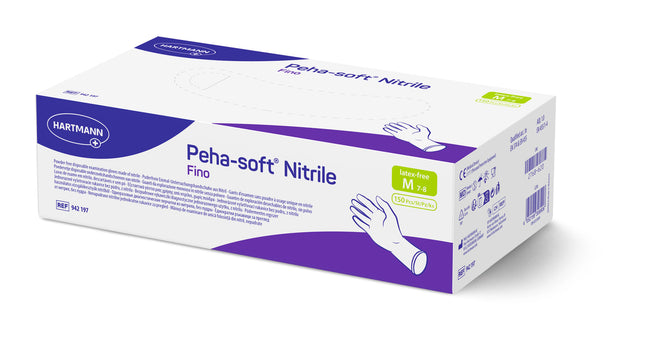 Peha-soft nitrile fino, puder- u. latexfrei, unsteril, Gr. M