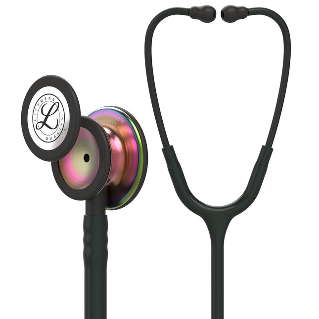 3M Littmann® Classic III Stethoskop, Regenbogen Edition, schwarz