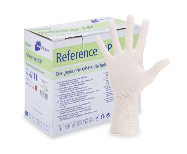 Reference Latex-OP-Handschuhe, steril, gepudert, Gr. 6