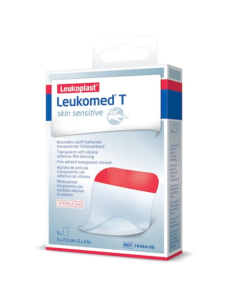 Leukomed T skin sensitive, sterile transparent dressing 7.2 cm x 5.0 cm