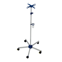 IV Pole - Chrome-Plated Individual Packaging u. IMBUS, mit Plastic Bottle Cross #I1N41121 / 229030