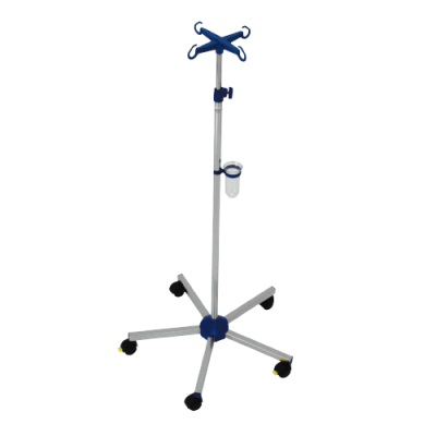 IV Pole - Chrome-Plated Individual Packaging u. IMBUS, mit Plastic Bottle Cross #I1N41121 / 229030