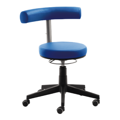 Swivel chair, upholstery Caribbean blue