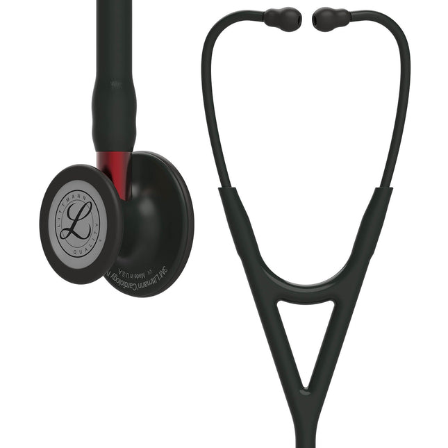 3M Littmann Cardiology IV™ Stethoskop, hochglanzpoliert, schwarz