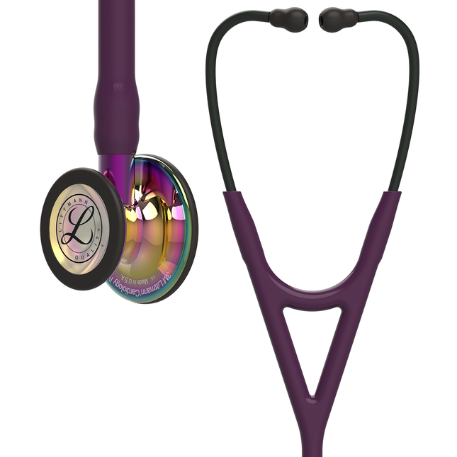 3M Littmann Cardiology IV™ Stethoscope, Rainbow Edition, plum