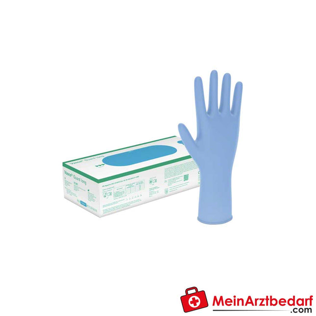 Vasco Guard long size XL, powder- and latex-free, non-sterile, blue, nitrile examination gloves, 290mm
