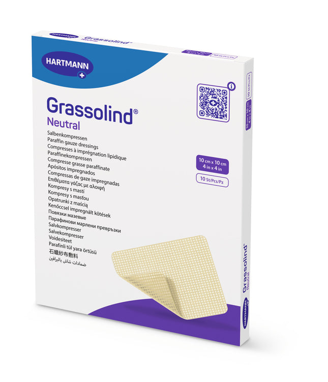 Grassolind 10x10cm, steril
