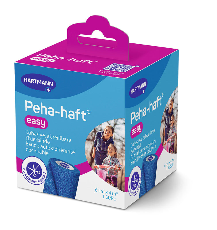 Peha-haft Color 6cmx20m, rot, latexfrei