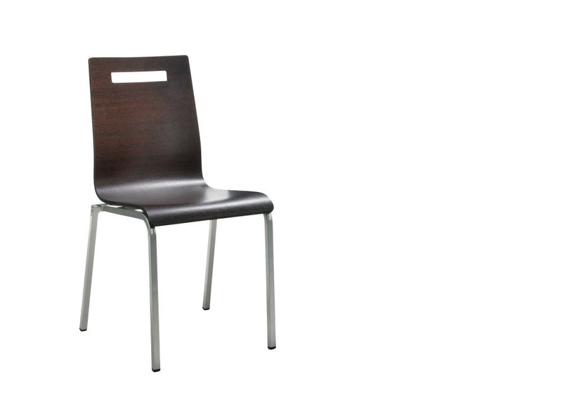 Mayer Stapelstuhl myLife 2119 Davos-Eiche Perlsilber