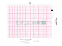 ECG paper for Schiller Cardiovit AT 6 + SP200, 145 mm x 100 mm x 260 sheets
