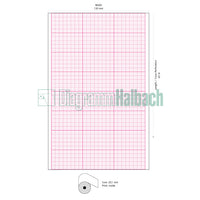 EKG-Papier f. Hellige EK 33/43 130mmx50m