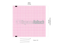 ECG paper for Cardioline Delta 3 Plus, 112mmx30m, 300 sheets