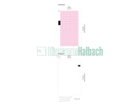 ECG paper for Cardiorapid 131, Dot-Card 66010002, 134mmx25m