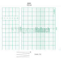CTG-Papier f. Fetacare, Faltp. 150mmx15m, 150Blatt