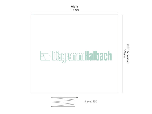 Registrierpapier f. Doppler Logidop 1-6, 112x100mm, 400Bl., Nr. 3002018