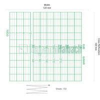 CTG-Papier f. Fetacontrol+safe 2-10, Faltp. 120mmx15m, 150Bl.