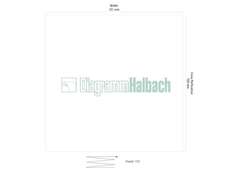 CTG-Papier für Baby Dopplex 3000 HNE 4930, Faltp.151x150mm, 150Blatt