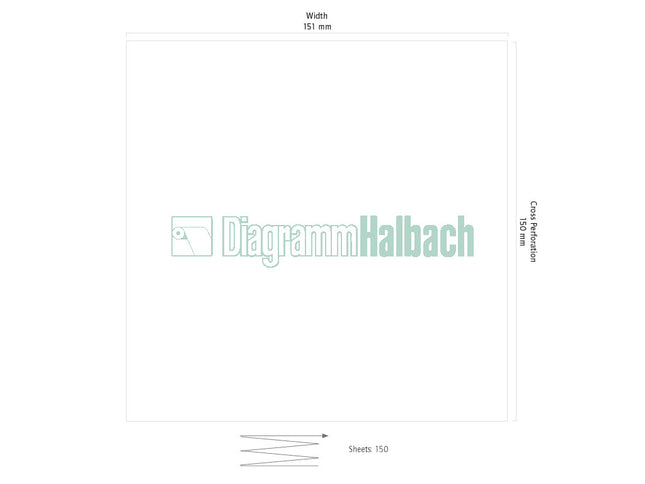 CTG-Papier für Baby Dopplex 3000 HNE 4930, Faltp.151x150mm, 150Blatt