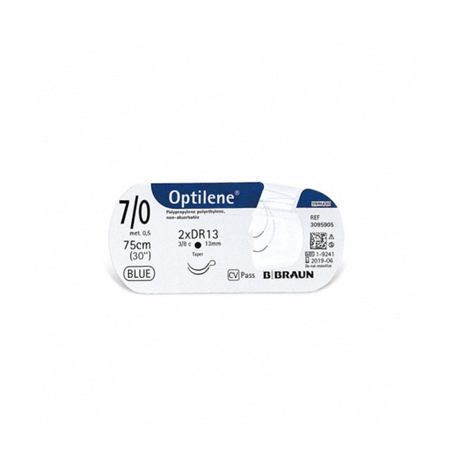 Nahtmaterial Optilene DS19, USP 3/0, Fadenlänge 75cm *Nachfolgeprodukt von Premilene*