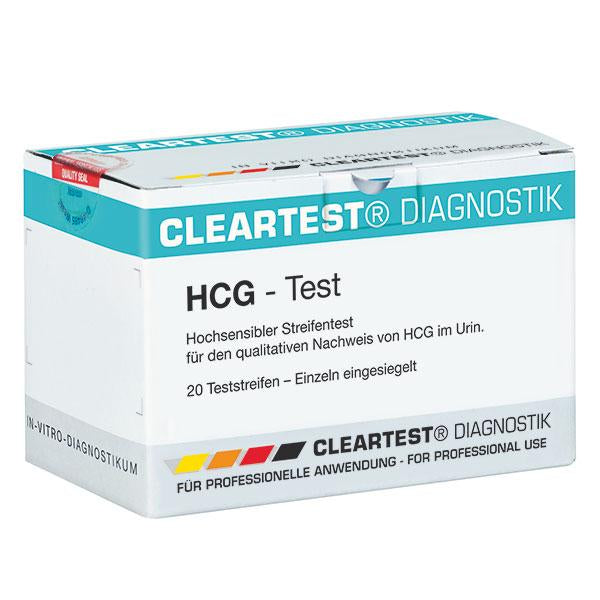 Cleartest HCG Schwangerschafts-Test, einzeln eingesiegelt 20 x 1 Test