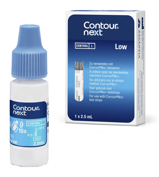 Contour Kontroll-Lösung, niedrig, für Contour Next-Sensoren