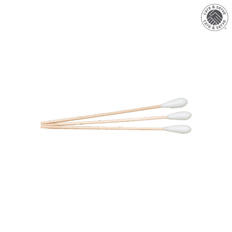 Wattestäbchen aus Plastik Länge 15cm, Tupfer Ø10x35mm