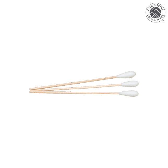 Wattestäbchen aus Plastik Länge 15cm, Tupfer Ø10x35mm