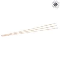 wiroBIGSWABBY, Cotton Swabs, Natural, Length ≈ 23 cm small cotton head, wooden stick