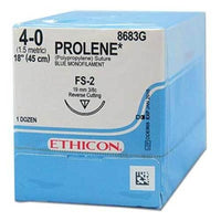Nahtmaterial Ethicon Prolene FS-2, USP4/0, 1,5metric, Fadenlänge 75cm