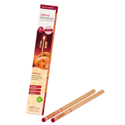 Biosun Hopi- u. Aroma Ear Candles, Traditional, 2 pcs