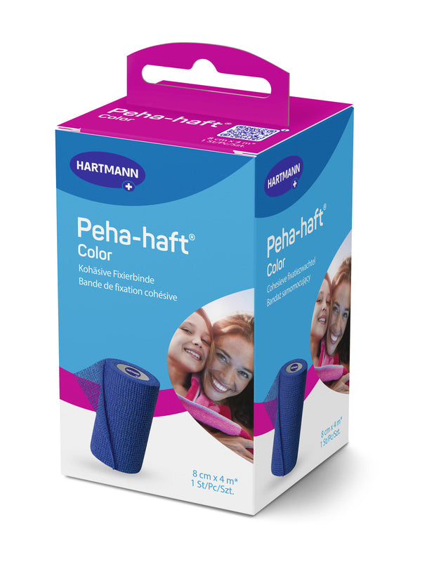 Peha-haft Color 10cmx20m, rot, latexfrei