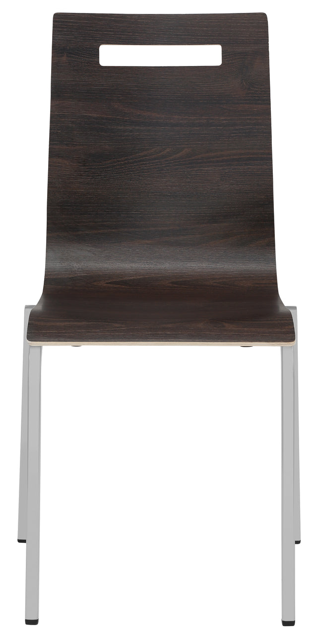 Mayer Stapelstuhl myLife 2119 Davos-Eiche Chrom