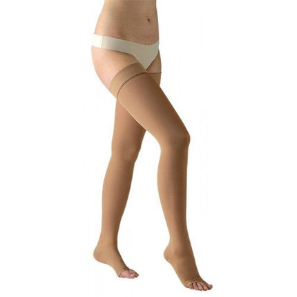 Avicenum PHLEBO 360 Schenkelstrümpfe COTTON Noppenhaftband