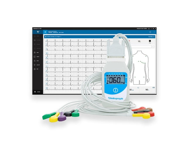 Vitalograph BT12 Ruhe-EKG mit Bluetooth als Erweiterung, 5 Jahre Hersteller-Garantie