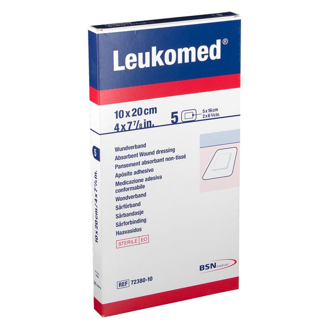 Leukomed 10x20cm, Wundauflage 5x16cm, steril
