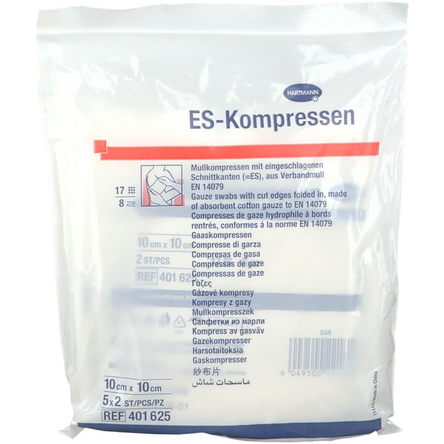 ES-Kompressen 10x10cm, steril, 8fach