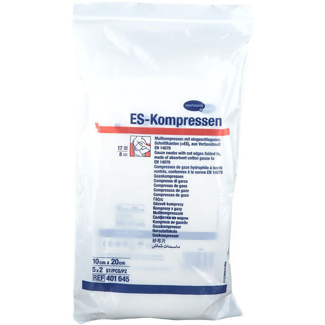 ES-Kompressen 10x20cm, steril, 8fach