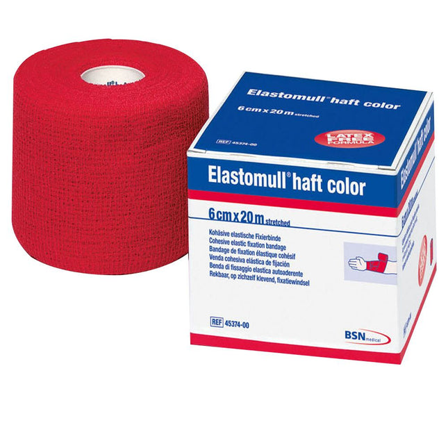 Elastomull haft color rot 6cmx20m