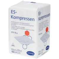 ES-Kompressen 7,5x7,5cm, unsteril, 8fach
