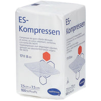 ES-Kompressen 7,5x7,5cm, unsteril, 8fach