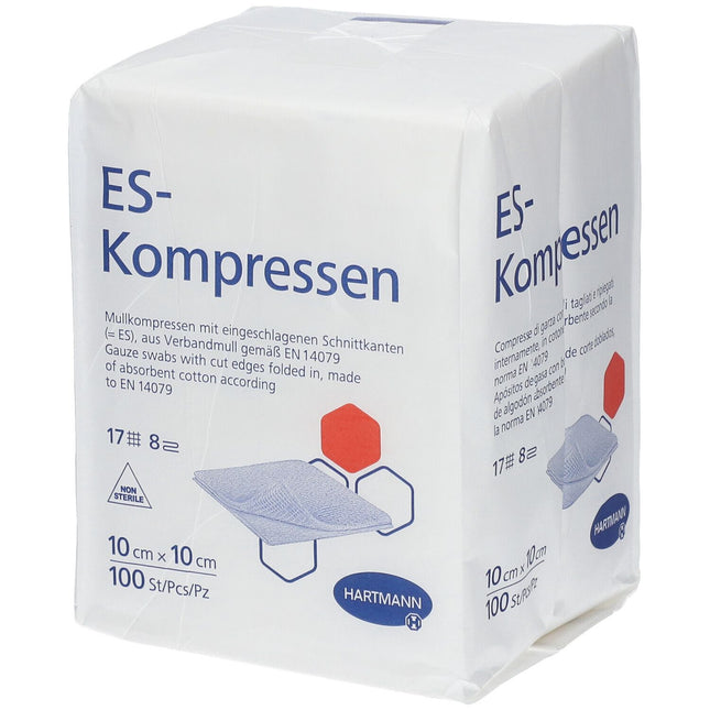 ES-Kompressen 10x10cm,unsteril 12fach