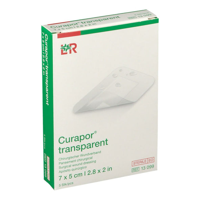 Curapor Wundverband transparent 7x5cm, steril