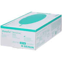 Latex-Handschuhe Manufix Sensitive, puderfrei, mittel, Gr. 7-8