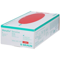 Latex Gloves Manufix Sensitive, powder-free, large, size 8-9