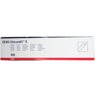 Discardit II Disposable Syringe 5ml, 2-piece, Luer Slip, eccentric