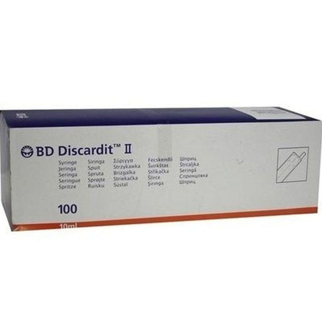Discardit II Einmalspritze 10ml, 2-tlg., Luer-Ansatz, exzentrisch