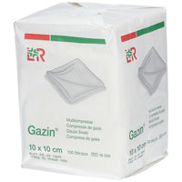 Gazin-Kompressen 10x10cm, unsteril, 8fach