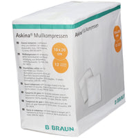 Askina Kompressen, 10x20cm, steril, 8-fach