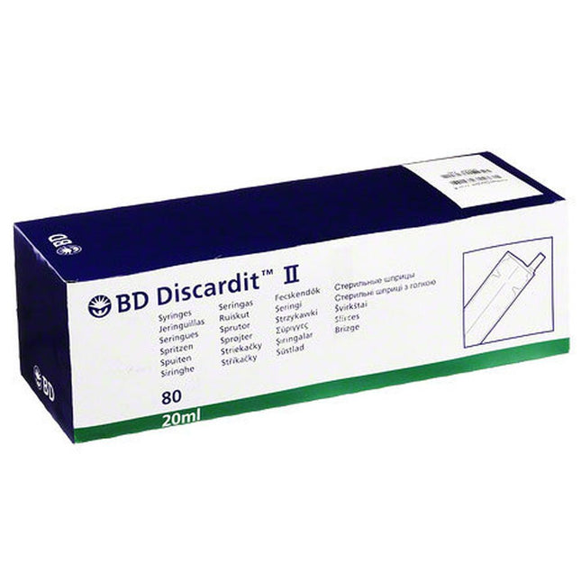 Discardit II Einmalspritze 20ml, 2-tlg., Luer-Ansatz, exzentrisch
