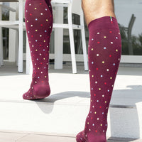 Relaxsan FANCY 810 – Gemusterte Unisex-Baumwollsocken mit abgestufter Kompression 15-21 mmHg